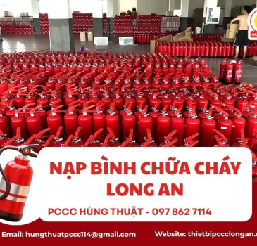 Dịch vụ nạp bình chữa cháy Long An uy tín, hỗ trợ tận nơi