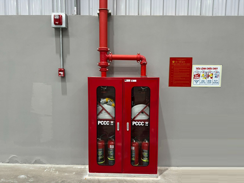 Quy định bố trí bình chữa cháy theo diện tích và mức độ nguy hiểm